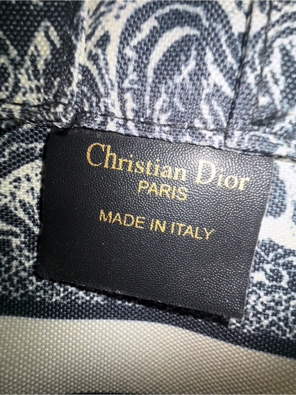 Dior Black & White Mini Book Tote Crossbody - Picture 2 of 6